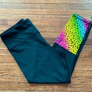 Zyia Active Rainbow Leopard Light n Tight leggings